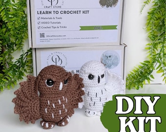 DIY Crochet Owl Amigurumi Kit: Beginner-Friendly Craft Project