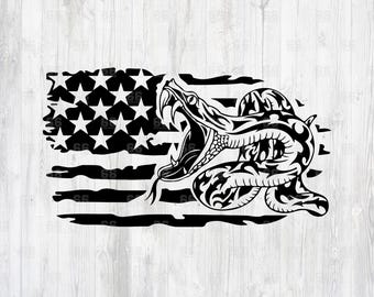 Don't Tread On Me Flag, Gadsden Snake American Flag Dont Tread America Digital Vector, svg, png