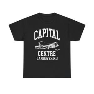 Throwbackmax Capital Centre 1974 Hockey Classic Cut, Premium Tri-Blend Tee Shirt - Past Home of Your Washington Capitals Heavy Cotton Tee