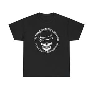 Ghost Town Skull Logo The Specials Men&#39;s Ska Heavy Cotton Tee