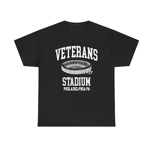 Throwbackmax Veterans Stadium 1971 Football Classic Cut, Premium Tee Shirt - Past Home of Your Philadelphia Eagles Heavy Cotton Tee