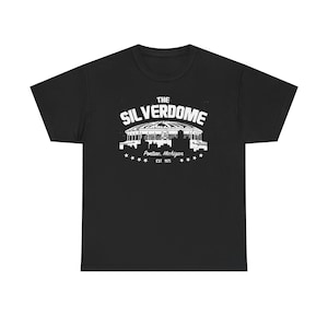 Throwbackmax The Silverdome 1975 Football Retro - Heavy Cotton Tee