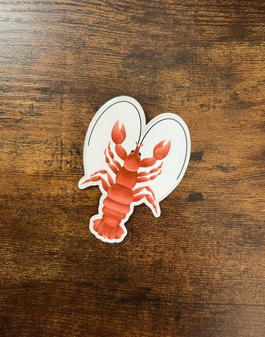 Lobster Sticker Sticker Stickers Lobster Etsy