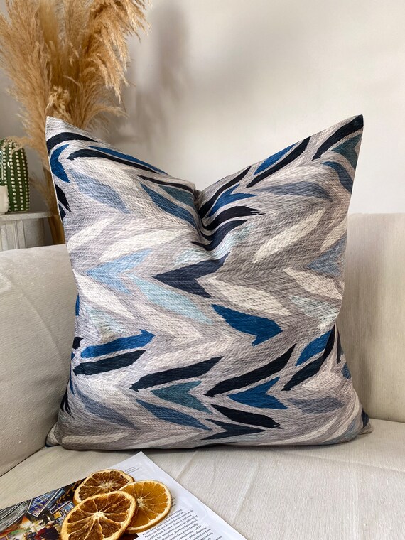 Luxury Patterned Soft Velvet Pillow Cover Luxury Euro Sham Decorative Lumbar Pillow Cover Velvet Fabric Cushion 18x18 20x20 12x22 Inc Etsy