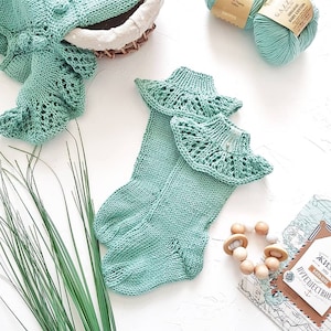 Baby socks Knitting Pattern for Any Yarn Weight (Author‘s No Stitch-by-Stitch Method)