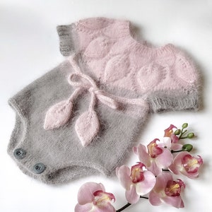 Baby Bodysuit Knitting Pattern- Baby Knitting Pattern- Bodysuit Knitting Pattern- Instant Download PDF
