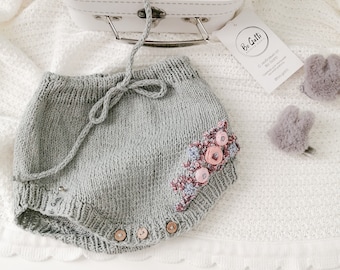 Baby bloomers Knitting Pattern for Any Yarn Weight (Author‘s No Stitch-by-Stitch Method)