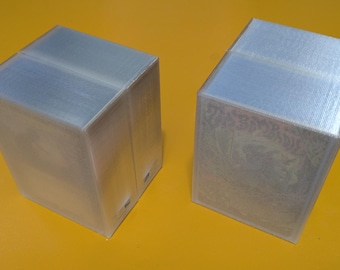 Caja minimalista para mazos de Magic: The Gathering y Pokémon TCG - dividida y magnetizada