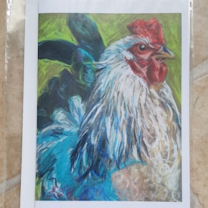 Biglietti di auguri con ritratto di animali, amici pelosi e piumati, biglietto con gatto, biglietto con cane, biglietto con animale carino, biglietto con pollo, biglietto con mucca, biglietto con amante degli animali