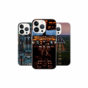 Coque avion pour iPhone 16 15Pro, 14, 13, 12, 11, Google Pixel 9 87A 6A Samsung Galaxy S24 Ultra, S23fe, A05, A55, A35