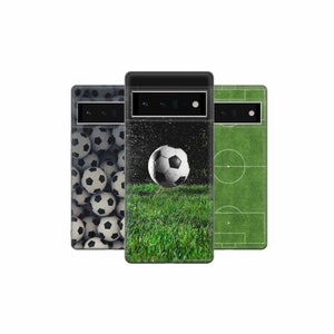 Custodia per telefono con pallone da calcio Kick soccer Cover per Pixel 9 8A 7 Pro Samsung S24 S23 FE A25 A15 iPhone 15 14 13 SE