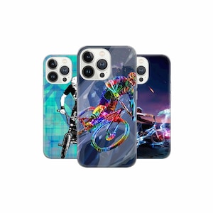 Bicycle Phone Case Bmx  Cover for iPhone 16 15Pro, 14, 13, 12, 11, Google Pixel 8, 7A, 6A, Samsung Galaxy S24 Ultra, S23fe, A05, A55, A35