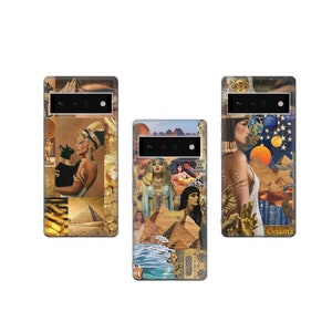 Ancient Egypt Phone Case Cleopatra Cover for iPhone 16 15 14 13 12, Samsung S23 S22 A74 A54 A14 S24 Pixel 9 8 Pro 7A