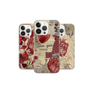 Organen Telefoon Case Anatomie Cover voor iPhone 16 15 14 13 12 Pro 11 XR SE, Samsung S23 S22 A73 A53 A13 A14 S21 Fe S20 S24 Pixel 9 8 7 6A