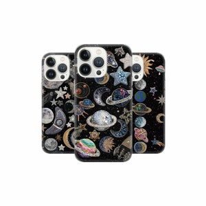 Galaxy Phone Case Stars Cover for iPhone 16 15Pro, 14, 13, 12, 11, Google Pixel 9 8, 7A, 6A, Samsung Galaxy S24 Ultra, S23fe, A05, A55, A35