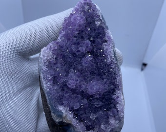 Amethyst Geode Cluster | Purple Amethyst Crystal Geode | Medium Sized Amethyst Cluster | Amethyst Geode