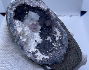 Amethyst Geode Cluster | Purple Amethyst Crystal Geode | Medium Sized Amethyst Cluster | Amethyst Geode