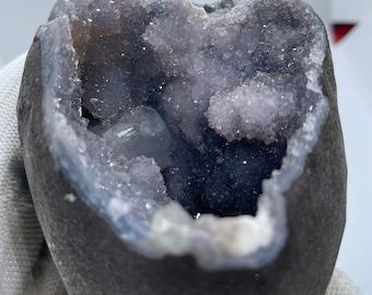 Amethyst Geode Cluster | Purple Amethyst Crystal Geode | Medium Sized Amethyst Cluster | Amethyst Geode