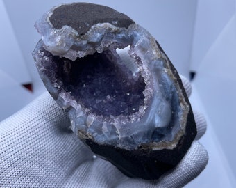 Amethyst Geode Cluster | Purple Amethyst Crystal Geode | Medium Sized Amethyst Cluster | Amethyst Geode