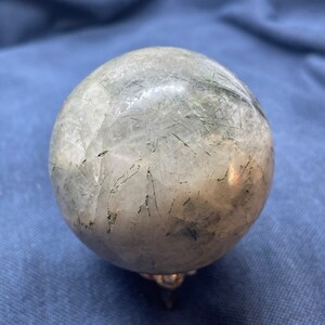 Tourmolinated Quartz Sphere,Tourmaline Quartz Ball,Gemstone Sphere...