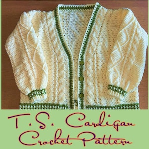 T.S. Chunky Cardigan Crochet Pattern