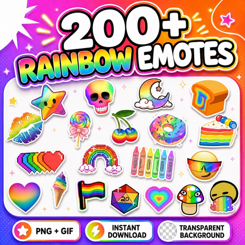 Rainbow Animated - Etsy UK