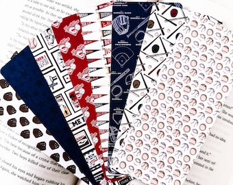 Baseball Bookmarks | Sports Bookmarks | Game Day Bookmarks | Great Gift | Bookish Gifts | Sports Lover Gift | Christmas Stocking Gift Idea