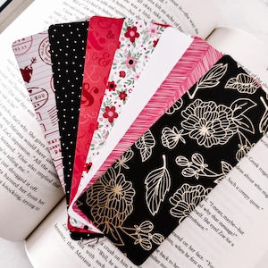 Elegant Bookmarks | Valentines Day | Heart Bookmarks | Valentines | Handmade | Gifts | Anniversary | Valentine’s Day | Black and Gold