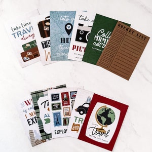Travel the World Bookmarks | Travel Bookmarks | 3x4 inch bookmarks | Vacation Bookmarks | Handmade Bookmarks