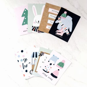 Ski Bookmarks | End of Winter Bookmarks | 3x4 Inch Bookmarks | Cozy Bookmarks | Bright Patterned Bookmarks | Kids Bookmarks | Bookish Gifts