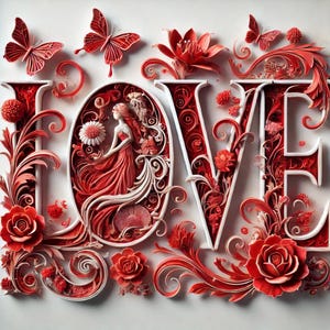 Letras en relieve de fantasía en 3D, números de la A a la Z del 0 al 9, diseño floral intrincado, diseño de letras en relieve, letras inspiradas en la naturaleza, alfabeto artístico