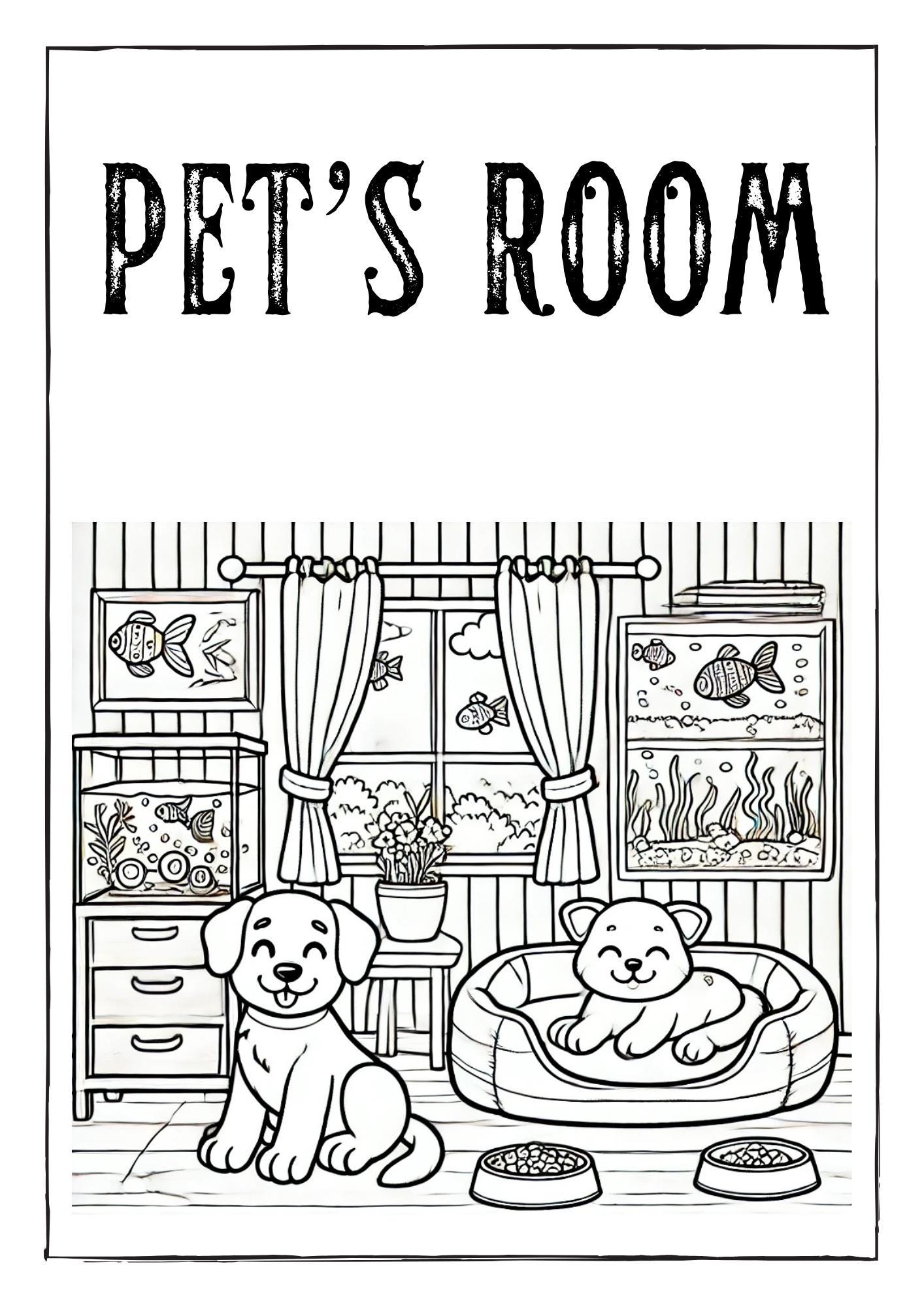 Cozy Home Coloring Book, Cozy Home Coloring Book, Kids Coloring Book ...