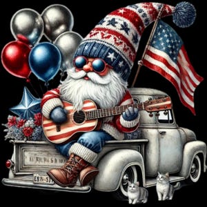 Christmas Gnome and truck clipart bundle, Christmas clipart, Winter gnome PNG graphics, Christmas sublimation, Transparent background
