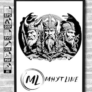 Viking Svg | Viking Svg Bundle | Celtic Kont Svg | Viking Design Svg | Vegvisir Svg | Viking Symbol Svg | Nordic Svg | Mythology Svg |Viking