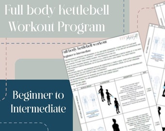 Kettlebell exercises for beginners pdf Etsy