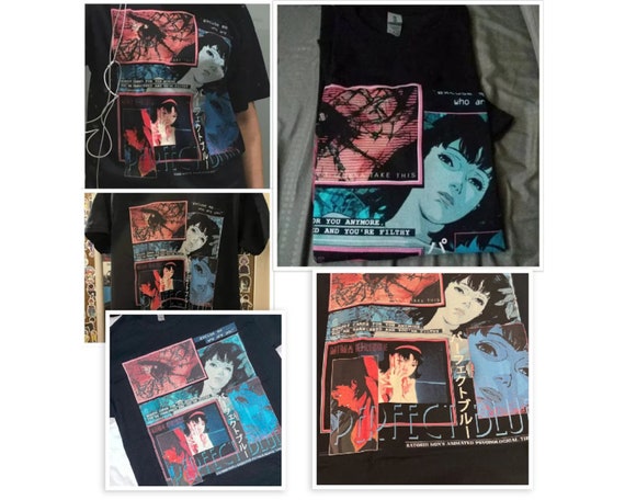 PERFECT BLUE Mima Kirigoe Shirt Perfect Blue Homage Tshirt 