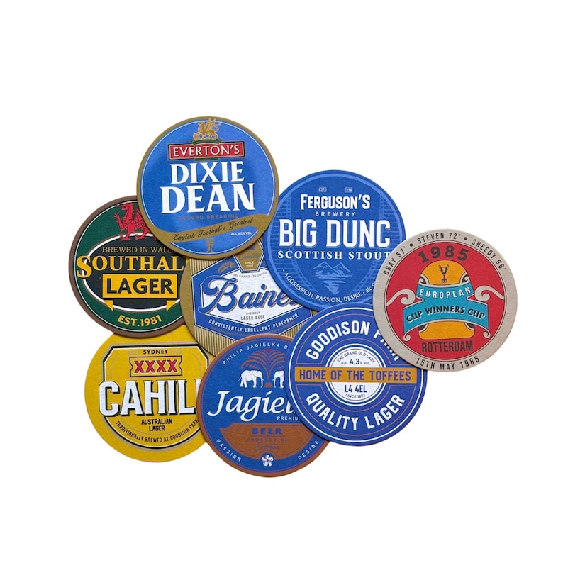 Everton Football Beer Mat Coasters The Perfect Gift or Present For Any Everton Fan imagem 9