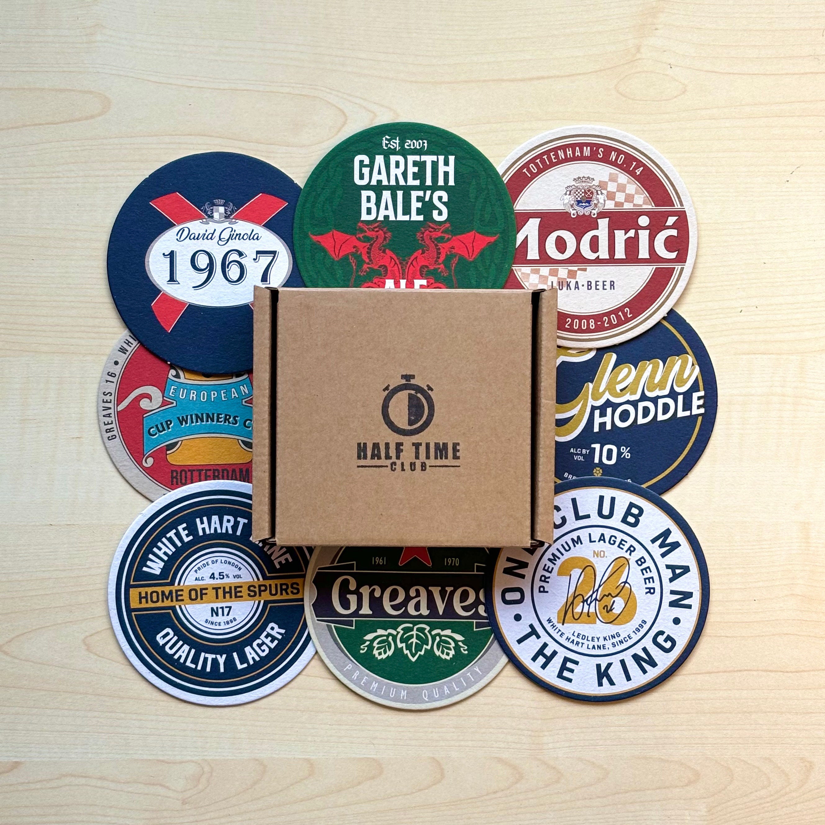 Tottenham Football Beer Mat Coasters the Perfect Gift or Present for