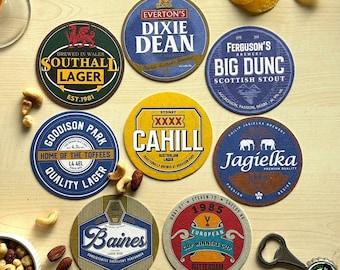 Everton Football Beer Mat Coasters - The Perfect Gift or Present For Any Everton Fan