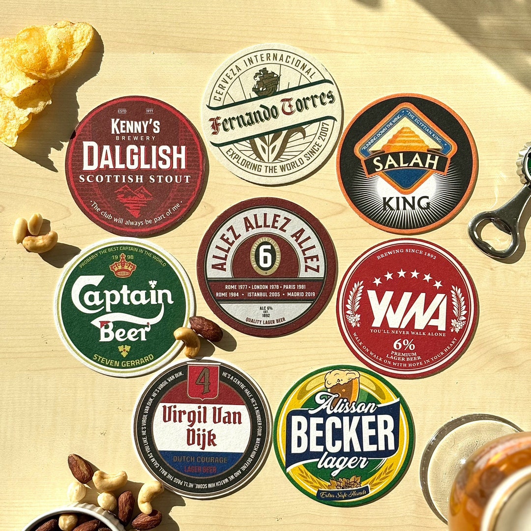 Liverpool Football Beer Mat Coasters the Perfect Gift or Present for