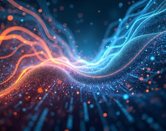 10x Colorful Abstract Art Tech Profile Picture, 300 DPI Background, Graphic Backdrop