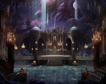 110x Mythical worlds backdrops