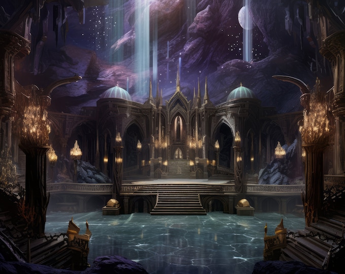 110x Mythical worlds backdrops