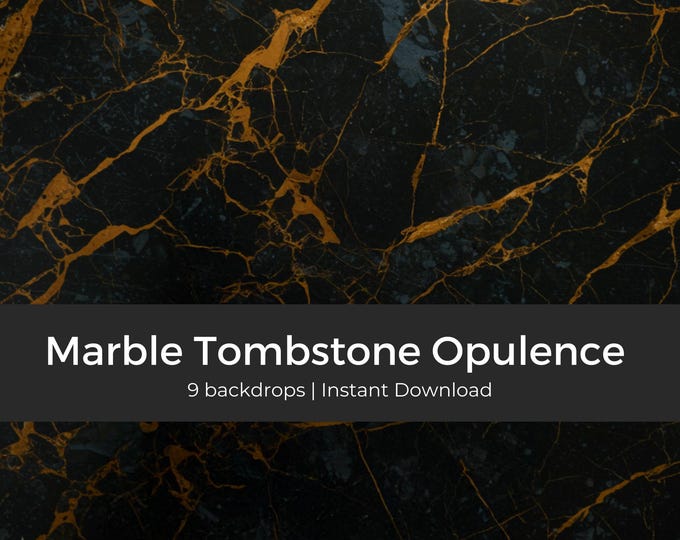 Marble Tombstone Opulence | Portrait Backdrop | Photography Background, Photo Studio Backdrop, Photographer Prop, Professional Backdrop
