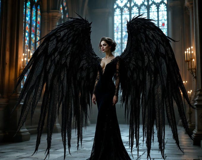10x Victorian Gothic Wings - Digital Image for Backdrops and Overlays - 300 DPI - Perfect for Photoshop and Print