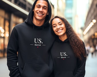 Paare passende Hoodie, uns für immer Hoodie, Flitterwochen Hoodie, Hochzeit Hoodie, Wifey und Ehemann Hoodie, gerade verheiratet Hoodie, Jahrestagsgeschenk