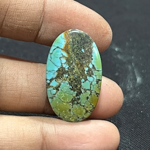 18.60 Cts Natural Turquoise gemstone Turquoise cabochon loose stone for jewelry making  (29x17x4 mm Code AD-279