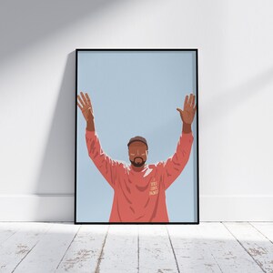 Kanye West Art Poster Modern Music Icon Wall Decor Customizable Hip-Hop Art Print zdjęcie 3