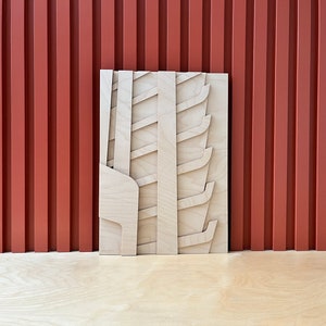 Barbican entrance, plywood relief image 2