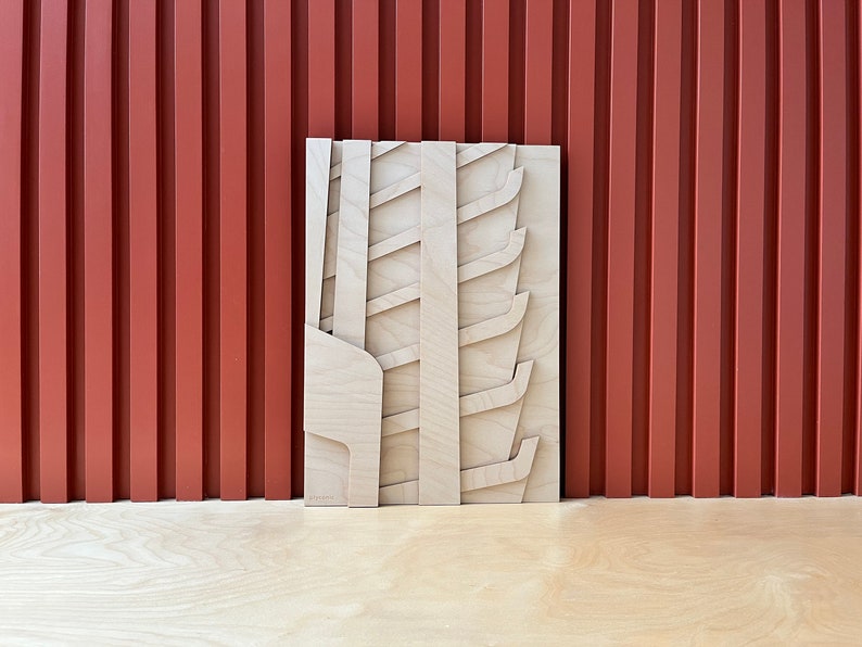 Barbican entrance, plywood relief image 2